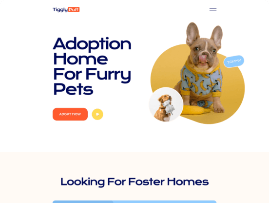 TigglyPuff - Pet Adoption Theme